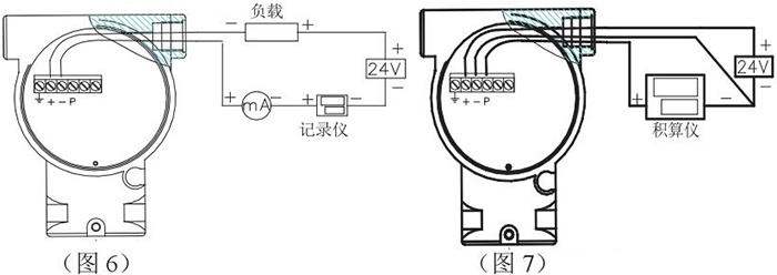 靶式煤氣流量計(jì)接線圖